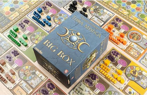 Capstone Games Terra Mystica Big Box Board Game for 2-5 Players - Strategic Fantasy Gameplay with Faction Powers, Land Development, Resource Management & Map Expansion - Ages 14+ | 60-150 Min Playtime - style: Big Box