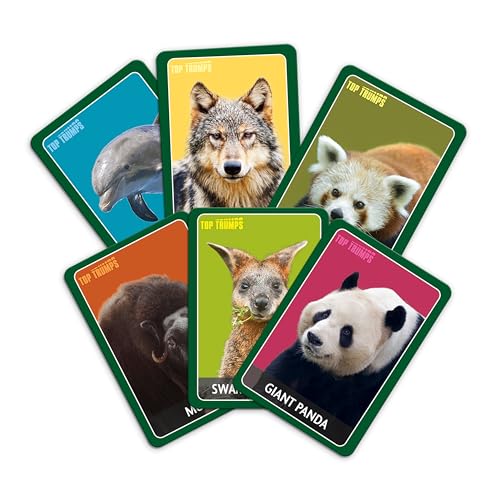 Top Trumps Match Game Awesome Animals - Family Board Games for Kids and Adults - Matching Game and Memory Game - Fun Two Player Kids Games - Memories and Learning, Board Games for Kids 4 and up