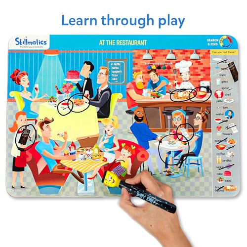 Skillmatics Search and Find Educational Game - Reusable Preschool Learning Activities, Perfect for Toddlers & Kids Who Love Toys, Art & Crafts, Builds Vocabulary, Gifts for Ages 3, 4, 5, 6 - style: 5. Search & Find
