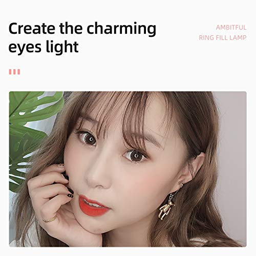 AMBITFUL 21-inch LED Ring Light, 50W 416 Beads, 3000K-6000K Adjustable Color Temperature, with Light Stand for Live Streaming, YouTube Videos, Photography, Smartphone/SLR Camera (2 Pack) - color: 21 inch