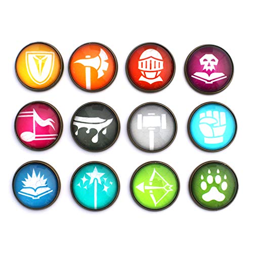 D&D and TRPG Token Set for Dungeons and Dragons (Class Counters) - style: Class Counters