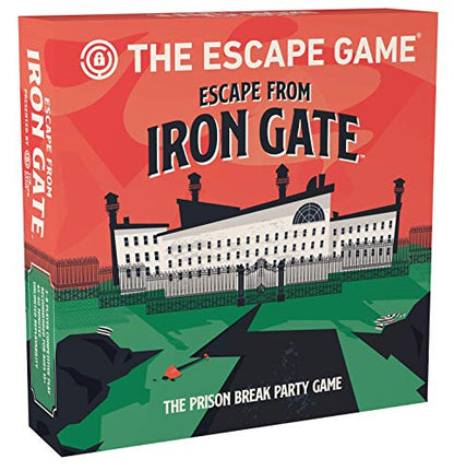 The Escape Game: Escape from Iron Gate - The Puzzle Completing, Drawing, Acting and Trading Prison Break Party Game by Pressman, Multi Color