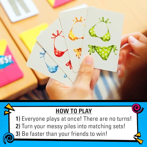 Lost Boy Entertainment Piles – Card Games – Family Games – for Kids 8 and Up – for Adults – Family Game Night – Travel & Memory Game – Party Games – 10 Mins