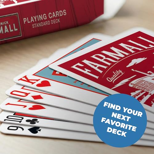 Masterpieces 92105: Farmall Case Ih - Playing Cards - Premium Quality, Educational, and Fun Activity for Kids and Families - Great Gift Idea for Holidays, Birthdays, and Everyday Playtime - style: Case IH