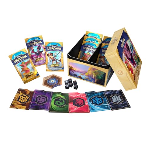 Ravensburger Disney Lorcana TCG: Into The Inklands Trove | Secure Card Storage | Includes Booster Packs & Comprehensive Guide | Original Disney Artwork | Ages 8+