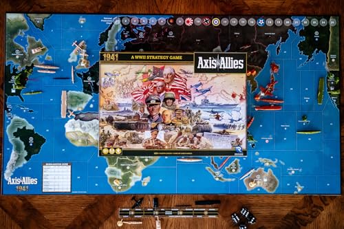 Renegade Game Studios Axis & Allies 1941, WWII Strategy Board Game | Wargame for 2-5 players with 160 miniatures. Streamlined rules, updated design, and 1-3 hour gameplay for ages 12 and up