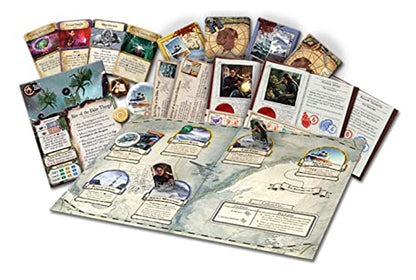 Eldritch Horror Mountains of Madness Board Game EXPANSION - Enter the Chilling Antarctic Expedition! Mystery Game for Adults, Ages 14+, 1-8 Players, 2-4 Hour Playtime, Made by Fantasy Flight Games