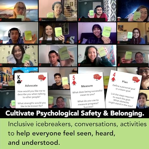52 Essential Emotional Intelligence Training - Relationship Skills Card Game for Empathy, Trust Building Activities, Conversation Starters, Team Icebreaker Tools - By Harvard Researcher - style: Emotional Intelligence