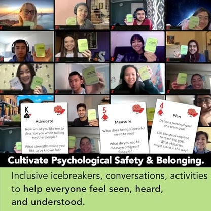 52 Essential Emotional Intelligence Training - Relationship Skills Card Game for Empathy, Trust Building Activities, Conversation Starters, Team Icebreaker Tools - By Harvard Researcher - style: Emotional Intelligence