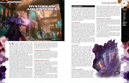 Starfinder Galaxy Guide Hardcover, Map and 6 Alien Ancestries | Complete Setting Guide, Second Edition for Tabletop RPG
