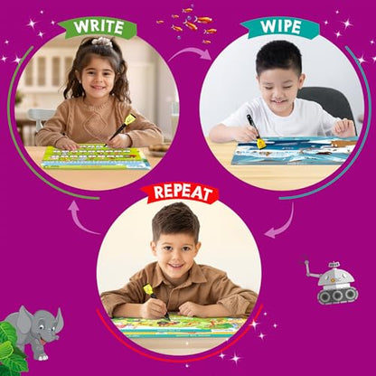 Skillmatics Search and Find Educational Game - Reusable Preschool Learning Activities, Perfect for Toddlers & Kids Who Love Toys, Art & Crafts, Builds Vocabulary, Gifts for Ages 3, 4, 5, 6 - style: 5. Search & Find