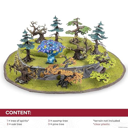 Dungeons & Lasers Trees Pack DND Accessories Set, Includes 10 Trees, from Archon Studio