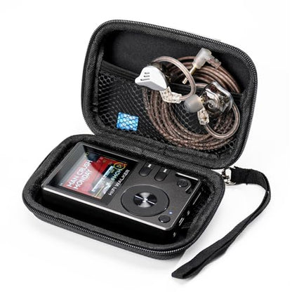 MP3 Player Case Compatible with HIFI WALKER H2 and H2 Touch, Hard EVA Portable Carrying Case for MP3 Player, Earphones, USB Cable and Memory Cards, Travel Storage Bag, Case Only