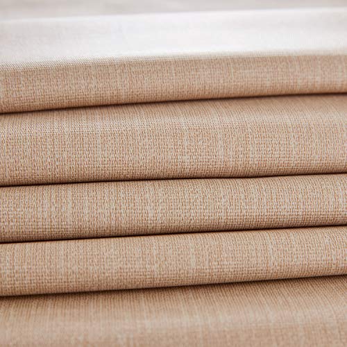 NLMUVW Square Vinyl Tablecloth 100% Waterproof Oil Proof PVC Table Cloth Wipe Clean Table Cover for Kitchen Dining Picnic, Champagne, 42 x 42 Inch - color: Champagne, size: 42" x 42" (Square)