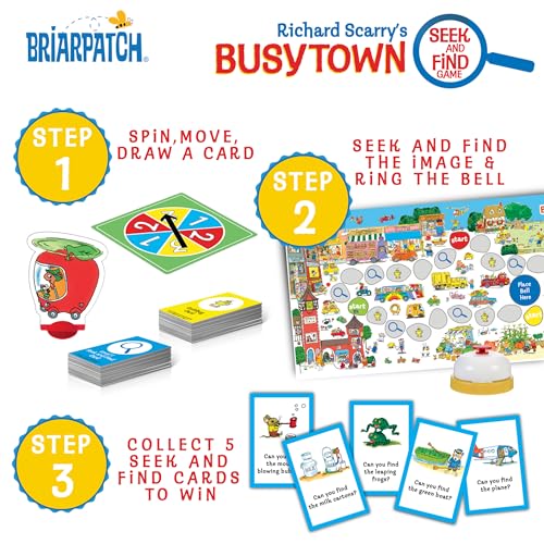 Richard Scarry's Busytown Seek & Find Game, Preschool Learning, Ages 3+