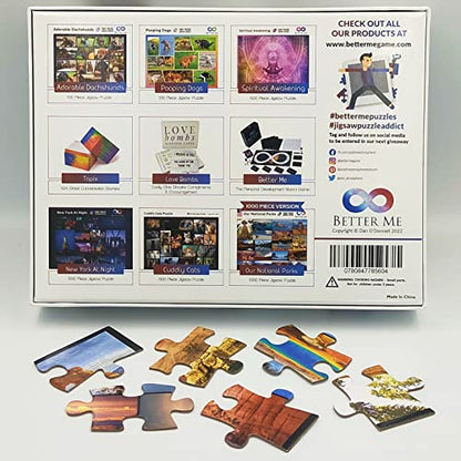 National Parks Puzzle 100 Piece for Kids - USA Jigsaw Puzzle | Featuring Acadia, Yellowstone, Zion & more, great national park gift for kids - style: Our National Parks 100pc