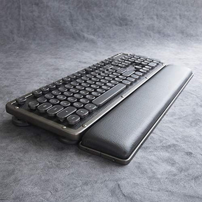 AZIO Retro Classic Palm Rest, Gunmetal - color: Gunmetal