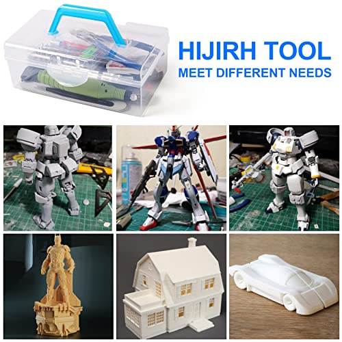 HIJIRH 108Pcs Model Tool Kit Modeler Basic Tool Craft Tool Set Hobby Tools | Modeler Basic Tools Craft Set Hobby Building Tools Kit for Gundam Tool Kit Assembling Miniatures Mecha Car Model Building