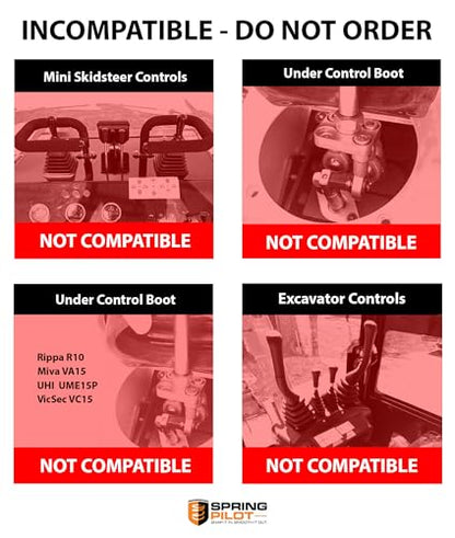 SP66 GEN2 Pilot Control Spring Kit — Mini Excavator & Skid Steer Joystick Upgrade | 8 Springs + 8 Piston Protection Inserts | Made in USA