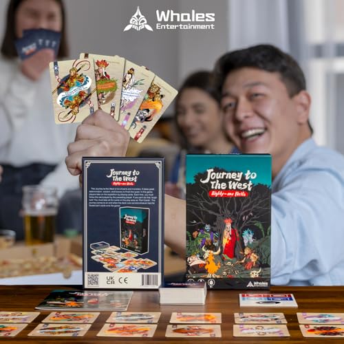 Whales Entertainment Journey to the West | Strategy Card Games for Families | 3–8 Players | Aged 10 + | 20 Mins | Quick Competitive Ladder Climbing Board Games for Adults Teens Kids | Family Game Night
