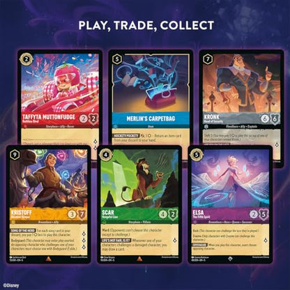 Ravensburger Disney Lorcana TCG: Shimmering Skies - Emerald & Steel Single-Player Starter Deck | Engaging Gameplay | Over 200 Original Disney Artworks | Ideal for Ages 8+