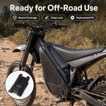 Battery Cover Guard Compatible Fit for Yozma IN 10, Electric Dirt Bike Battery Wrap Protector Left & Right Side Covers, Controller Cover Replacement Parts (Top battery cover) - color: Top battery cover