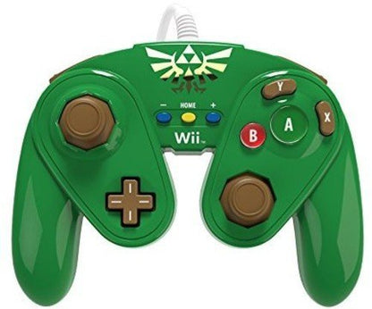 PDP Wired Fight Pad for Wii U - Link (Renewed)