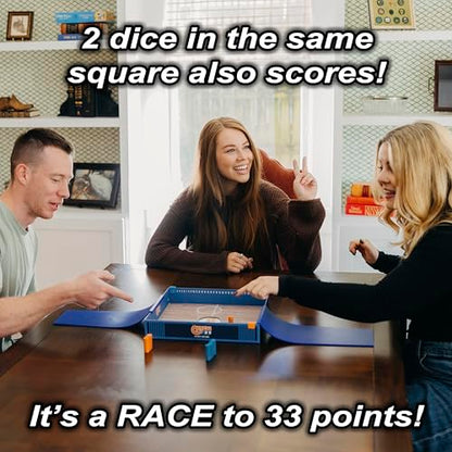 Catch 33-The high-Flying, Hoop-Shooting dice ramp Game - Fun for All Ages.