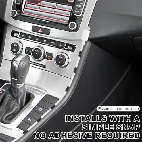 NQEUEPN 12pcs Car Trim Cable Clips, ABS Wedge-Shaped Hidden Cable Organizer Clips Wire Management Cord Holder for Vehicle Interior Phone Chargers Dash Cams Easy Installation (Black)