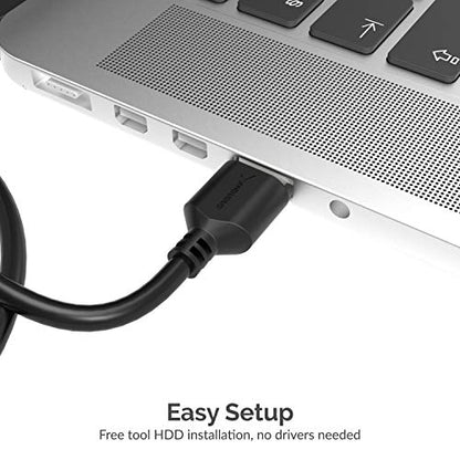 SABRENT USB 3.0 to 2.5in SATA Adapter Cable for SSD & HDD, UASP (EC-SSHD) | USB-A to SATA; 5Gbps; USB-powered, no external power; SATA I/II/III; SSD & laptop HDD; hard drive reader - style: 2.5" SSD/SATA Adapter