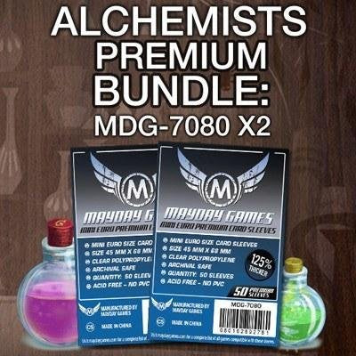 Mayday Games Alchemists Game Accessory- Premium Card Sleeve Bundle - size: Premium, style: Alchemists
