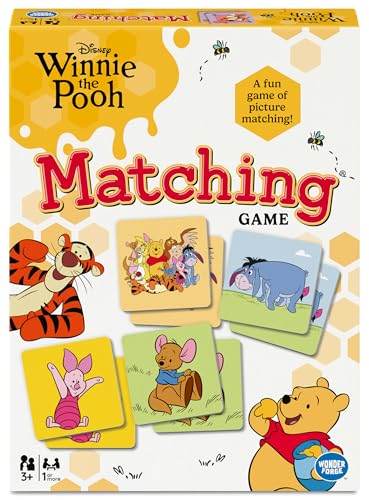 Wonder Forge Winnie the Pooh Matching Game - Fun and Educational Memory Game for Kids Ages 3-5 - Featuring Winnie the Pooh, Tigger, Eeyore and Friends