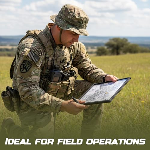 Battle Briefing Board 9 x 12 Inch Black Clear Plastic Grunt Board for Ibolc, Opord Brief, Army Strategy Office Meetings