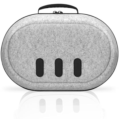 sarlar Carrying Case for Meta Quest 3S/Quest 3 VR Headset, Controller, BOBOVR S3 Pro/Kiwi Design Battery Head Strap, Premium Odorless Felt Hard Shell Case Portable Protection for Travel Storage
