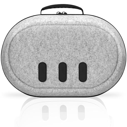 sarlar Carrying Case for Meta Quest 3S/Quest 3 VR Headset, Controller, BOBOVR S3 Pro/Kiwi Design Battery Head Strap, Premium Odorless Felt Hard Shell Case Portable Protection for Travel Storage