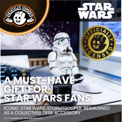 Cableguys Star Wars Stormtrooper Controller Holder & Phone Stand - Gaming Accessories for Room and Desk Setup, Holder Compatible with Xbox, PlayStation & Most Standard Game Controllers