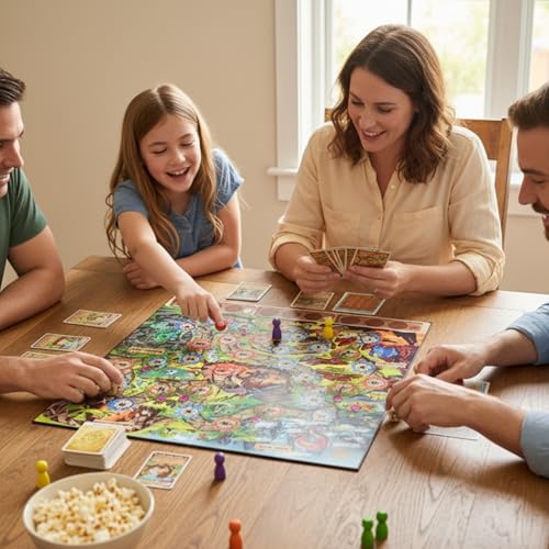 Dragon Hoard Board Game, Fantasy Adventure for Kids and Family, Fight Dragons to Win Gold, Fun and Easy Strategy, Semi-cooperative gameplay, Ideal for Family Game Nights, Ages 8+, 30 mins, 2-5 Players