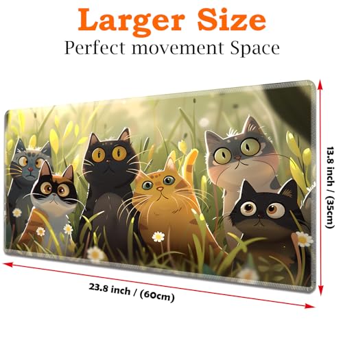 for MTG Playmat Non-Slip Rubber Play Mat with Storage Bag Combination, Ideal for Card Game Lovers TCG Play Mat, Cartoon Cat - color: Cartoon Cat