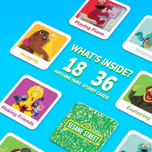 MasterPieces Kids Games - Sesame Street Matching Game - Fun for Kids and Family - Laugh and Learn - style: Sesame Street
