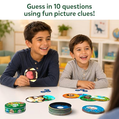 Skillmatics Guess in 10 Animal Picture Clues | Perfect for Boys, Girls, Kids, and Families Who Love, Card & Board Games, Educational Games, Gifts for Ages 6, 7, 8, 9 & Up - style: 2. Picture Clues Animals