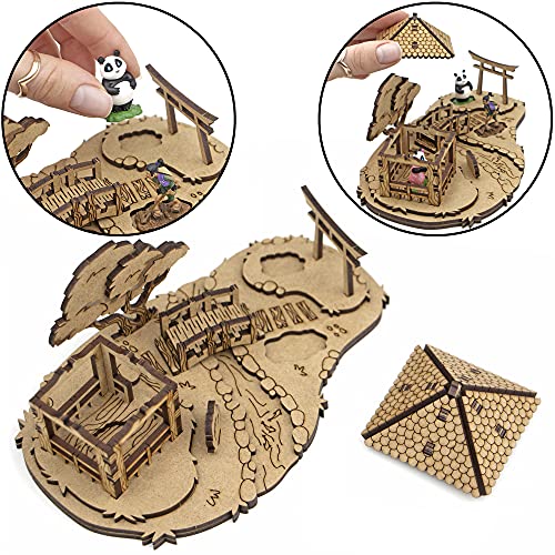 Organizer for Takenoko Board Game and Chibis Expansion, Storage Insert, Accessories Upgrade