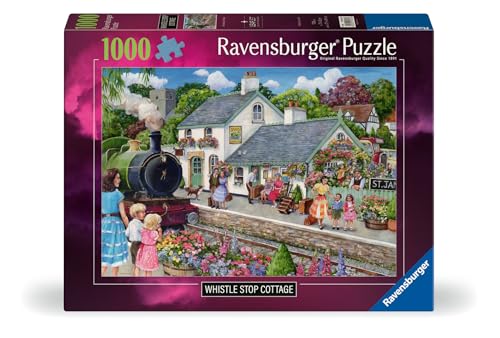 Ravensburger Whistle Stop Cottage 1000 Piece Puzzle for Adults