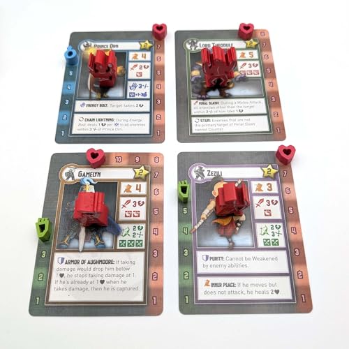 Tiny Epic Tactics Deluxe – Strategic Battle Royal Combat Board Game, 1-4 Players, Ages 14+, Modular 3D Terrain & Exclusive Content