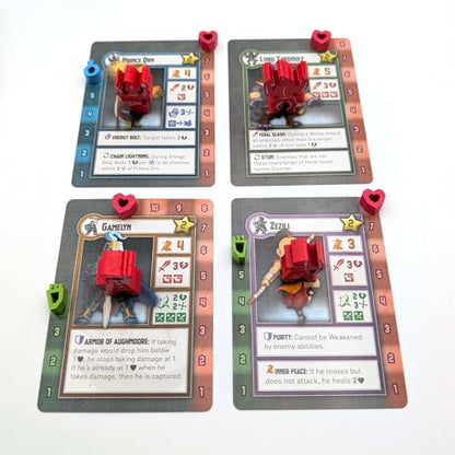 Tiny Epic Tactics Deluxe – Strategic Battle Royal Combat Board Game, 1-4 Players, Ages 14+, Modular 3D Terrain & Exclusive Content