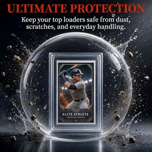 Top Loader Sleeves 100 Pack, Resealable Team Bags for 3" x 4" Cards | sleeves for 35-100PT top loaders, team bags for trading cards, trading card protector bags, PVC-free polypropylene sleeves