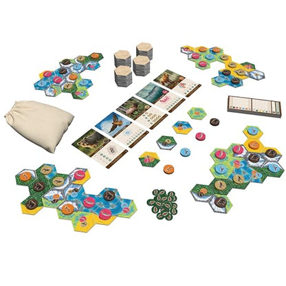 Cascadia, Award-Winning Cozy Nature Board Game Set in the Pacific Northwest | 1-4 Players, Ages 10+, 30-45 Mins, Relaxing Tile-Laying
