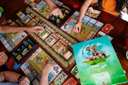 Capstone Games Ark Nova Zoo Map Pack 2 Strategy Board Game Expansion for 1–4 Players with Five Distinct Zoo Maps, Enhanced Gameplay, Strategic Variety, and Replayable Sessions | Ages 15+ | 60–90 Min - style: Zoo Map Pack 2