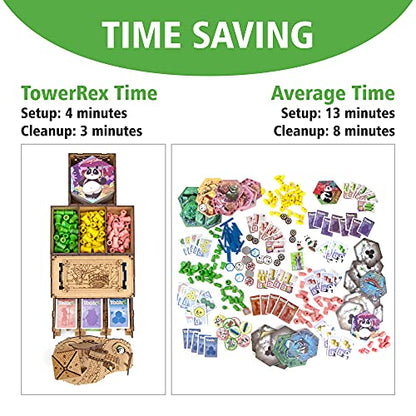 Organizer for Takenoko Board Game and Chibis Expansion, Storage Insert, Accessories Upgrade