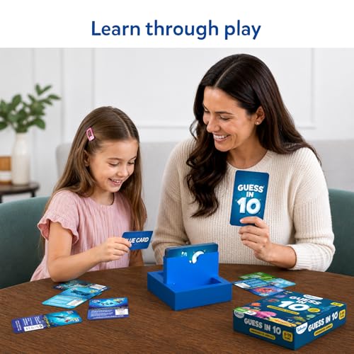 Skillmatics Guess in 10 Underwater Animals, Perfect for Boys, Girls, Kids, and Families Who Love Card Games, Toys, Board Games, Gifts for Ages 8, 9, 10 and Up | Perfect for Boys, Girls, and Families Who Love Card Games, Toys, Board Games, Gifts for Ages 8