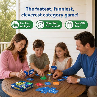 Skillmatics Rapid Rumble – Fast-Paced Board Game for Kids, Teens & Adults | Quick Thinking Category Game, Fun for Family Game Night & Educational Toy, Gift for Boys & Girls Ages 6, 7, 8, 9 & Up
